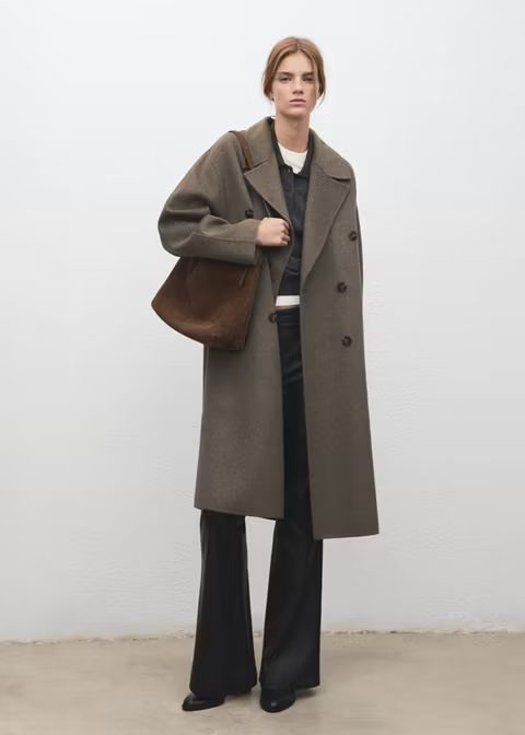 Artisan Oversized Wool Coat - Luxury Handcrafted Outerwear