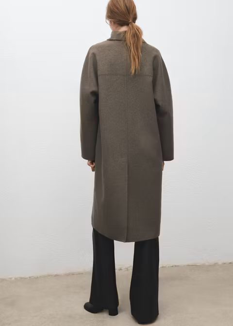 Artisan Oversized Wool Coat - Luxury Handcrafted Outerwear