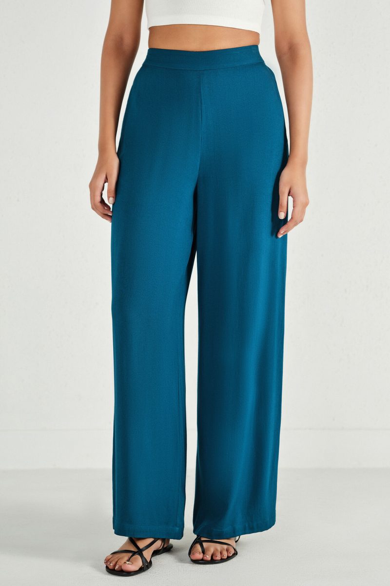 Siyahi Indigo Palazzo Pants