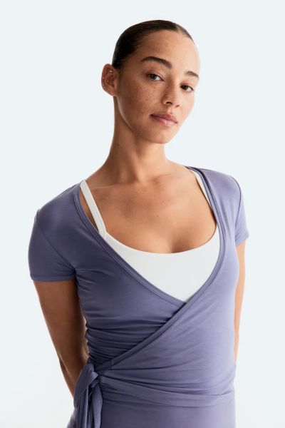 Athletic Performance Wrap Top