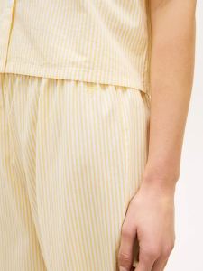 Women's Striped Cropped Sleep Set