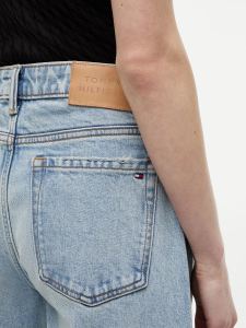 Tommy Hilfiger Women's Light Blue Stretch High-Rise Barrel Jeans
