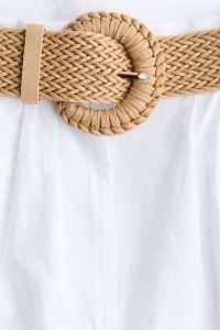Classic Belted Cotton Shorts