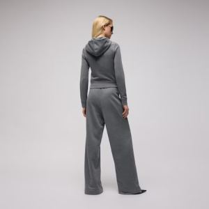 Cotton silk jersey sweatshirt with zip